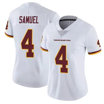 Washington Football Team Nike Road Game Jersey - White - Curtis Samuel -  Mens