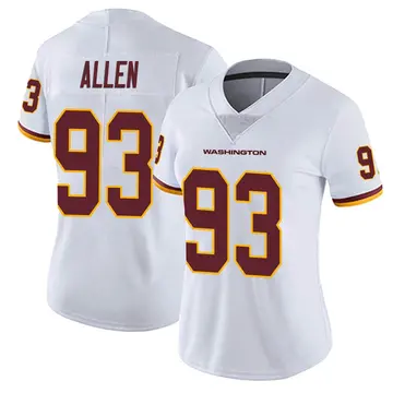 Washington Football Team Nike Road Game Jersey - White - Jonathan Allen -  Mens