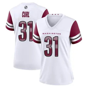 Men's Nike Kamren Curl Black Washington Commanders Alternate Game Player Jersey