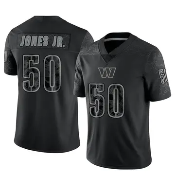 Youth Washington Commanders Andre Jones Jr. Black Limited Reflective Jersey By Nike