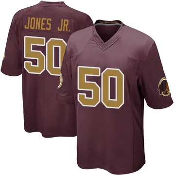 Youth Washington Commanders Andre Jones Jr. Game Burgundy Alternate Jersey By Nike