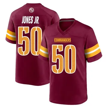 Youth Washington Commanders Andre Jones Jr. Game Burgundy Jersey By Nike