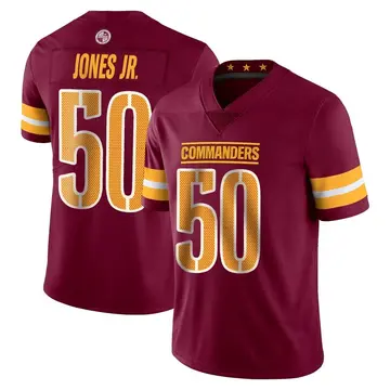 Youth Washington Commanders Andre Jones Jr. Limited Vapor Burgundy Jersey By Nike