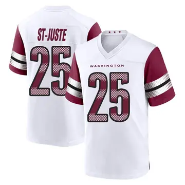 Men's Nike Benjamin St-Juste Burgundy Washington Commanders Player Game  Jersey