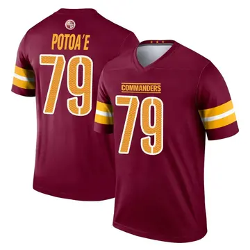 Men's Benning Potoa'e Washington Commanders No.79 Limited Vapor Untouchable  Jersey - White