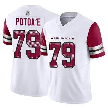 Youth Washington Commanders Benning Potoa'e White Limited Vapor F.U.S.E. Jersey By Nike