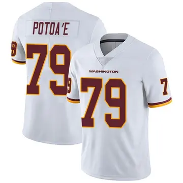 Youth Washington Commanders Benning Potoa'e White Limited Vapor Untouchable Jersey By Nike