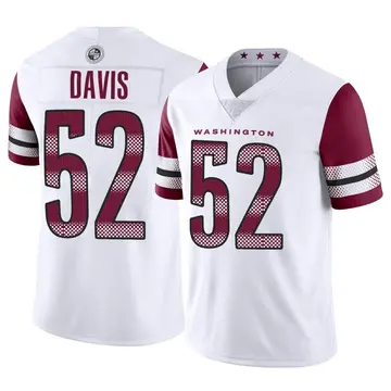 Men's Nike Jamin Davis White Washington Commanders Game Jersey