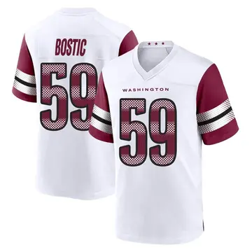 Jon Bostic Washington Football Team Game-Used #53 Burgandy Jersey