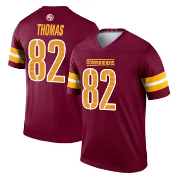 Men's Nike Logan Thomas Black Washington Commanders Alternate Game Player  Jersey