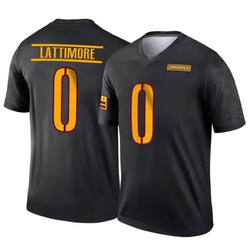 Youth Washington Commanders Marshon Lattimore Black Legend Alternate Jersey By Nike