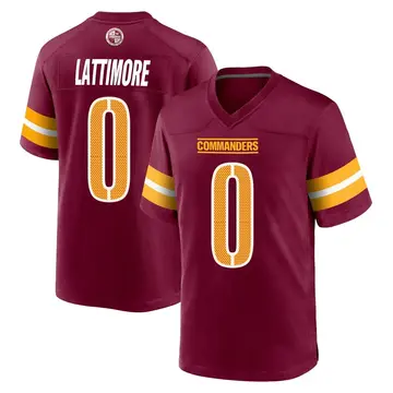 Youth Washington Commanders Marshon Lattimore Game Burgundy Jersey By Nike