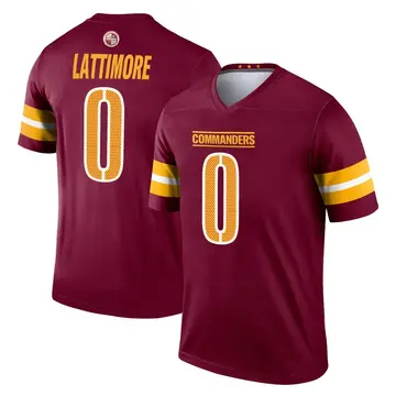 Youth Washington Commanders Marshon Lattimore Legend Burgundy Jersey By Nike