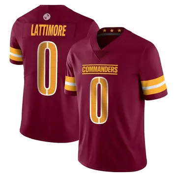 Youth Washington Commanders Marshon Lattimore Limited Vapor Burgundy Jersey By Nike