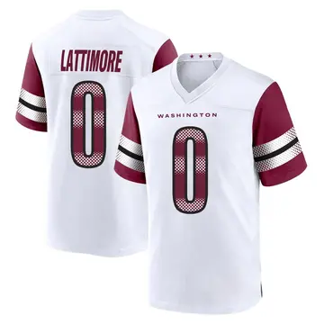 Youth Washington Commanders Marshon Lattimore White Game Jersey By Nike