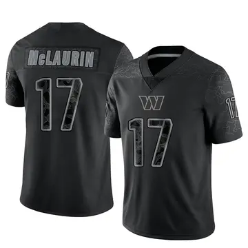 Youth Washington Commanders Terry McLaurin Black Limited Reflective Jersey By Nike