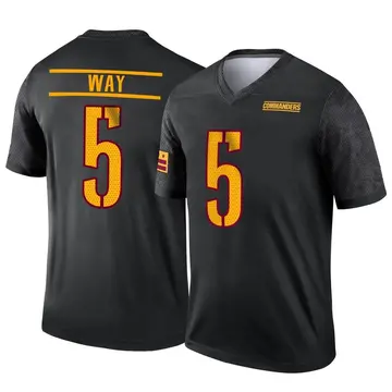 Tress Way Washington Commanders Nike Alternate Legend Jersey - Black