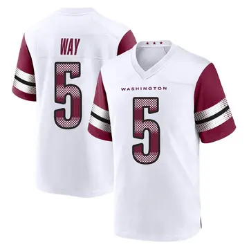 Tress Way Washington Commanders Nike Alternate Legend Jersey - Black