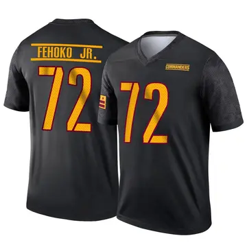 Youth Washington Commanders Viliami Fehoko Jr. Black Legend Alternate Jersey By Nike