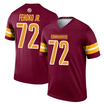 Youth Washington Commanders Viliami Fehoko Jr. Legend Burgundy Jersey By Nike