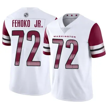 Youth Washington Commanders Viliami Fehoko Jr. White Limited Vapor Jersey By Nike